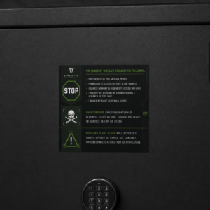 Gun Safe Disclaimer Magnet